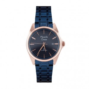 Alexandre Christie AC 8661 Rosegold Blue Lady LDBURBU